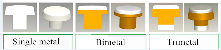 AgNi Bimetal الاتصال المسامير type